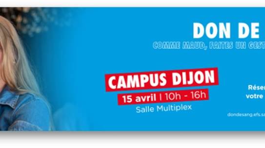 Dernière collecte de l’année scolaire, sauvez des vies mardi 15 avril à la salle Multiplex