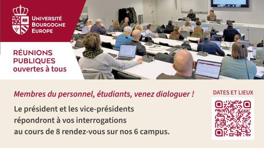 Réunions publiques ouvertes à tous