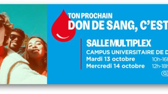 🚨 Collecte de sang13 & 14-10-2026